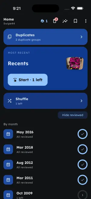 Swipe44 — Dark themes